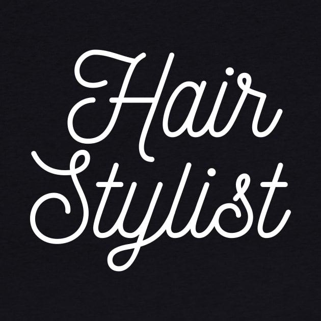 Hair stylist text lettering by carolphoto